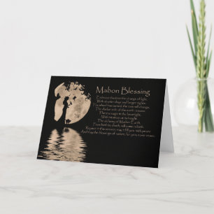 Autumn Equinox Mabon Blessings Card