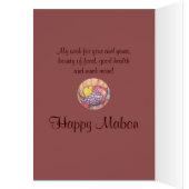 Autumn Equinox Mabon Blessings Pentacle Cards (Inside (Left))