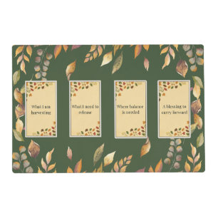 Autumn Equinox Tarot & Oracle Card Spread Placemat