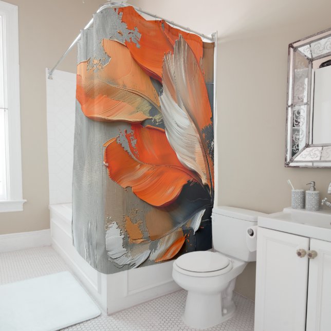 Autumn Essence Shower Curtain (In Situ)
