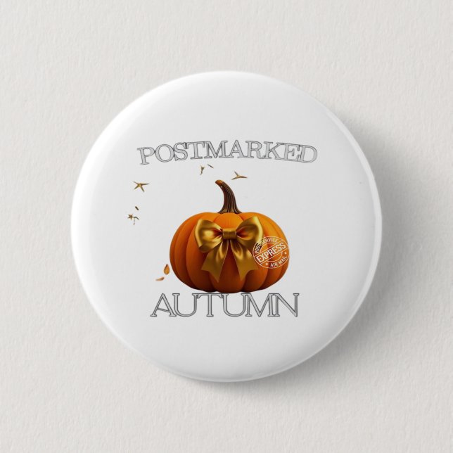 Autumn Essential T-Shirt Button (Front)