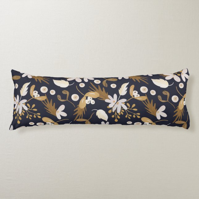 Autumn Evening Bloom Body Pillow (Front)