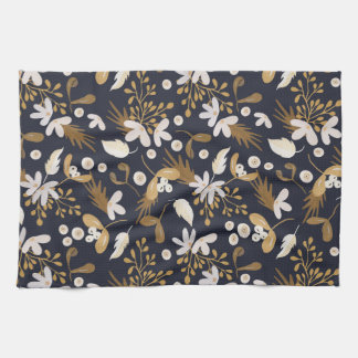 Autumn Evening Bloom Kitchen Towel