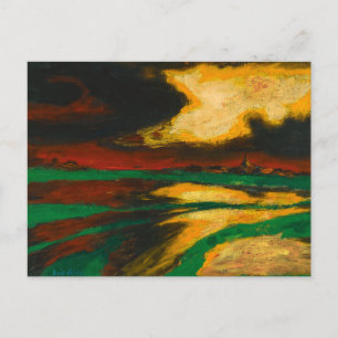 Autumn Evening   Emil Nolde   Postcard