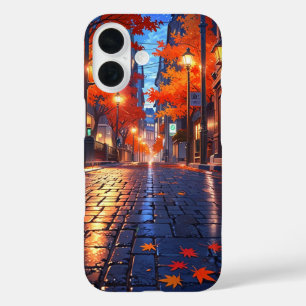 Autumn Evening Stroll iPhone 16 Case