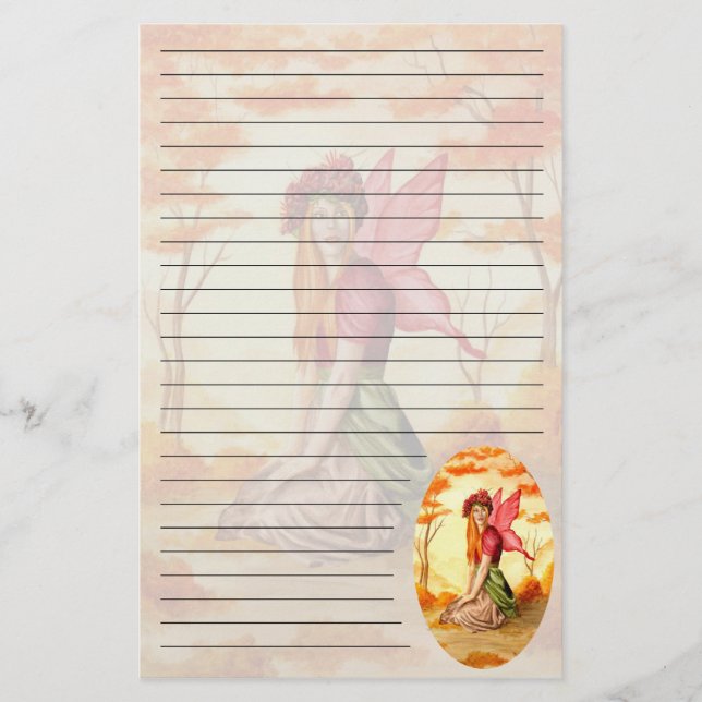 Autumn Fae Stationery (Front)