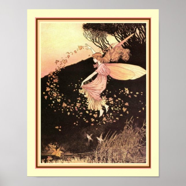 "Autumn Faerie" 1920s Print - Ida Rentoul Outhwait (Front)
