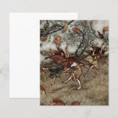 “Autumn Fairies” by Arthur Rackham (Front/Back)