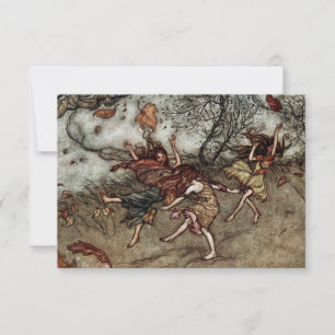 “Autumn Fairies” by Arthur Rackham Thank You Card