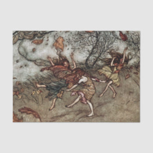 “Autumn Fairies” by Arthur Rackham Tissue Paper