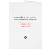 Autumn Fairy Fantasy Art (Back)