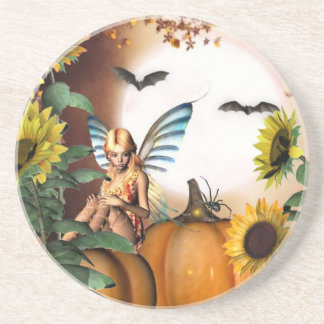 Autumn fairy garden Coaster