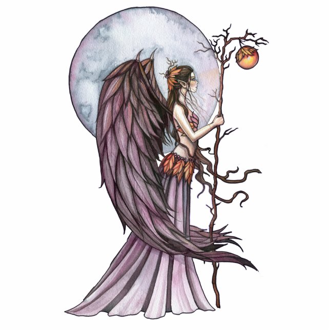 Autumn Fairy Photo Sculpture by Molly Harrison (Front)