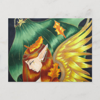 Autumn Fairy Postcard