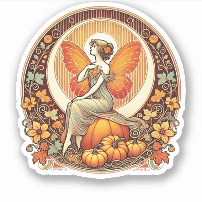 Autumn Fairy                                       Sticker (Front)