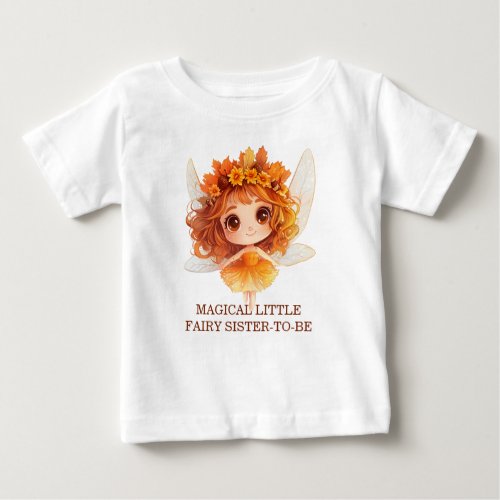 Autumn Fairy Woodland Baby T_Shirt