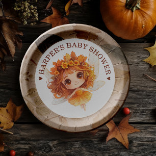Autumn Fairy Woodland Paper Plates