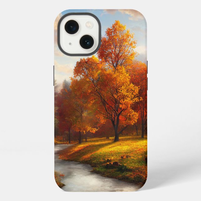 Autumn Fall Aesthetic Case-Mate iPhone Case (Back)