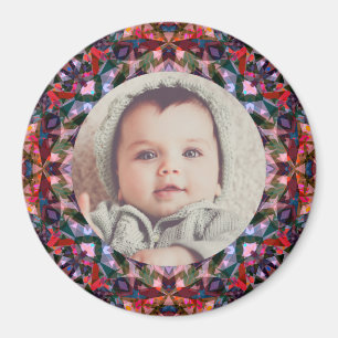 Autumn Fall Baby Grandparent’s Gift Photo Frame Magnet