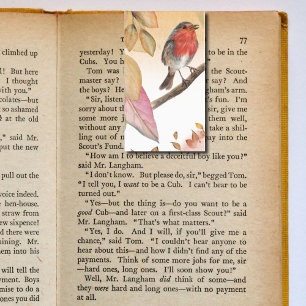 Autumn Fall Bird Folding Bookmarks Bookmarkers Business Card