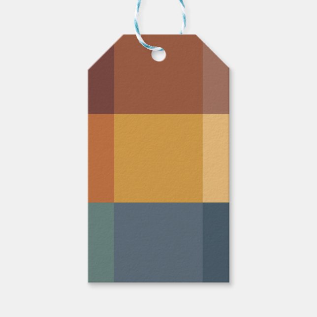 AUTUMN FALL BLOCKS GIFT TAGS (Front)