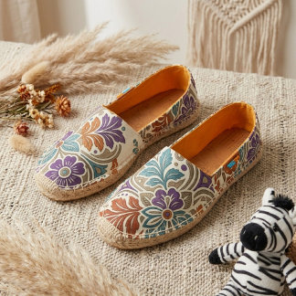 Autumn Fall Colors Foliage Boho Botanicals Rhythm Espadrilles