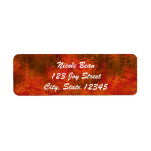 Autumn Fall Colors Invitation Label