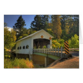 Autumn Fall Covered Bridge (Front Horizontal)