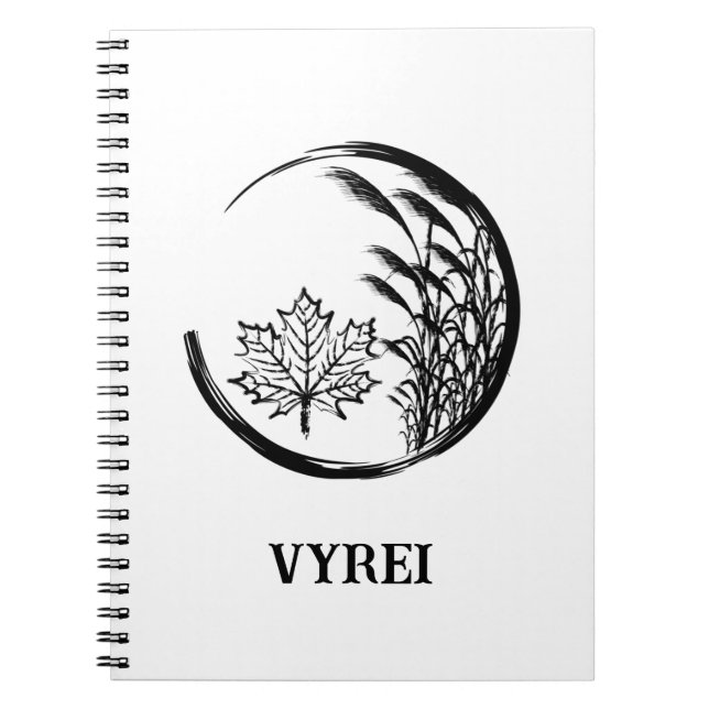 Autumn / Fall Crest Notebook (Front)