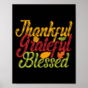Autumn Fall Family Thanksgiving Poster