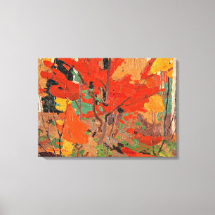 Autumn-Fall, fine art by Tom Thomson Canvas Print