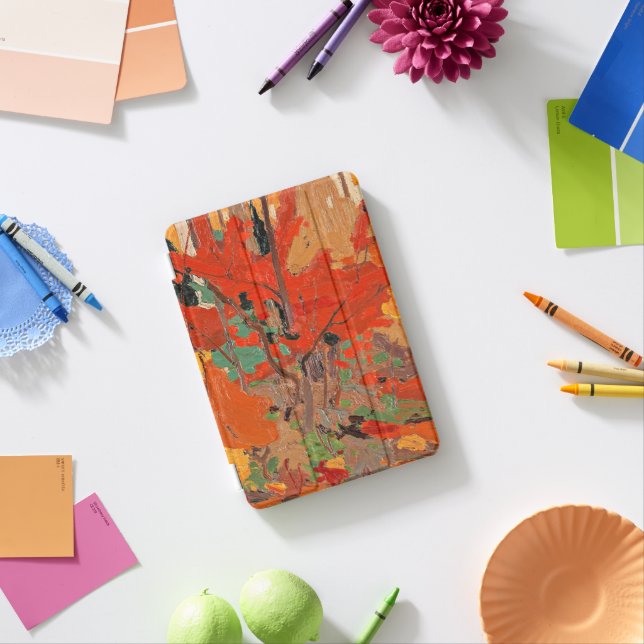 Autumn-Fall, fine art by Tom Thomson, iPad Mini Cover (In Situ)
