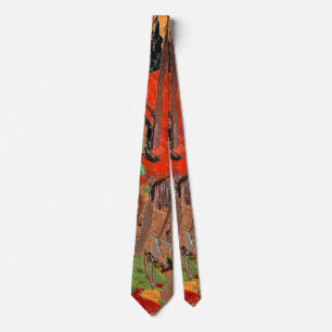Autumn-Fall, fine art by Tom Thomson, Neck Tie