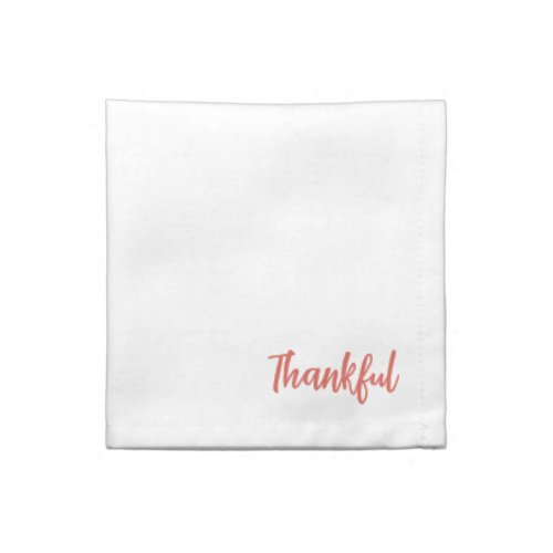 Autumn  Fall  Floral Baby Shower _ Thank you card Cloth Napkin