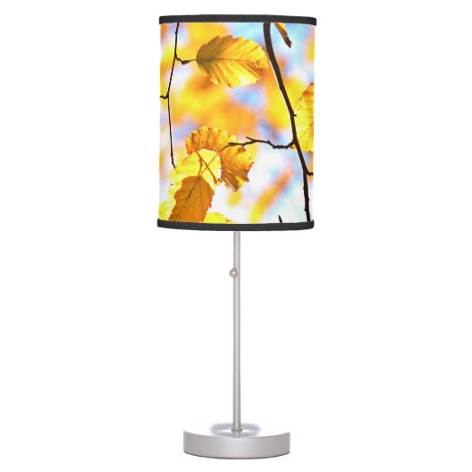 Autumn Fall Foliage Table Lamp