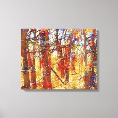 Autumn Fall Forest Photographic Art Print