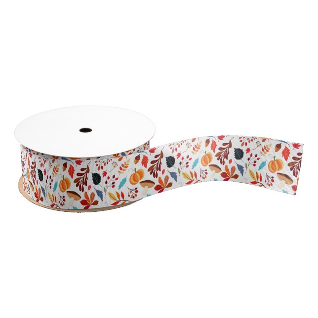 Autumn Fall Grosgrain Ribbon (Spool)