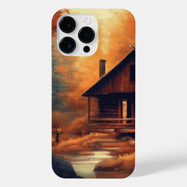 Autumn/Fall/Halloween/rustic painting iPhone Case (Back)