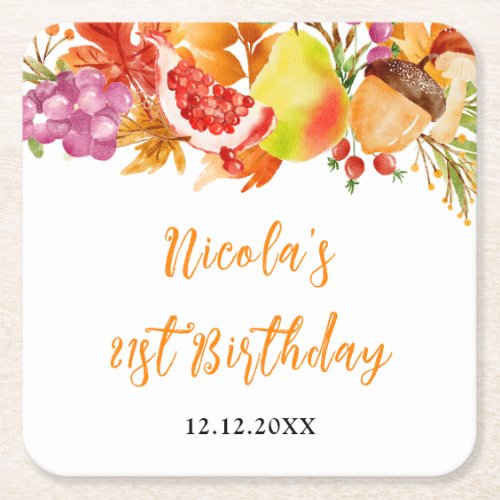 Autumn Fall Harvest Baby Shower