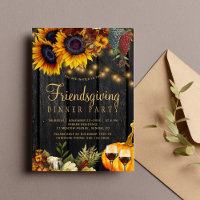 Autumn fall harvest barn wood friendsgiving dinner