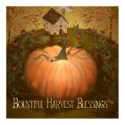 Autumn Fall Harvets Halloween Primitive Folk Art