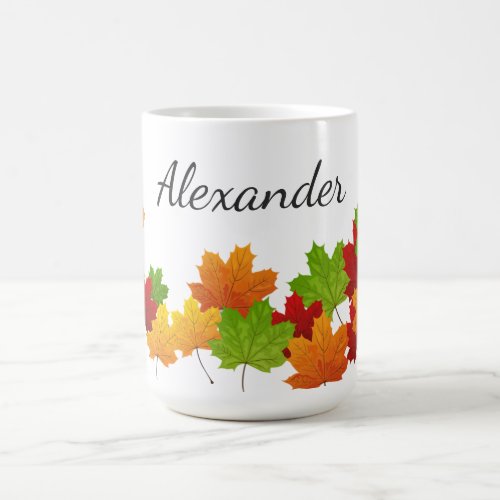Autumn Fall Leaf Maple Coffee Mug