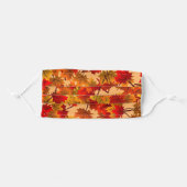 Autumn Fall Leaves Adult Cloth Face Mask (Front, Folded)