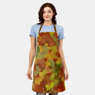 Autumn Fall Leaves Apron