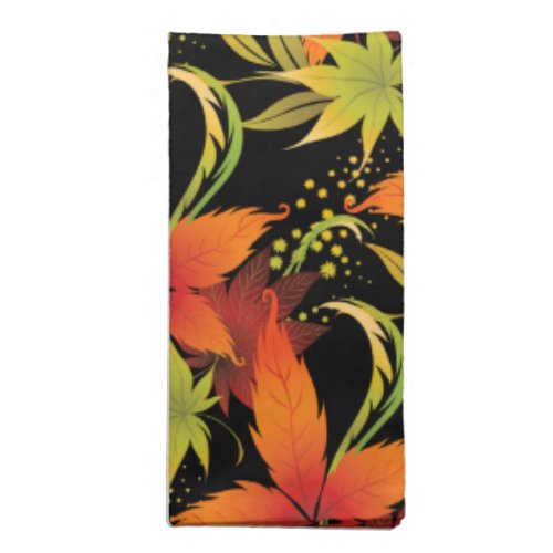 Autumn Fall Leaves Napkins Set