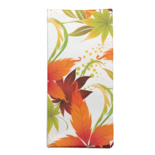 Autumn Fall Leaves Napkins Set