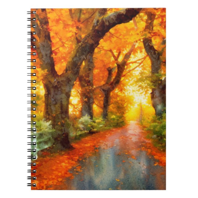 Autumn/Fall/Leaves/nature  Notebook (Front)
