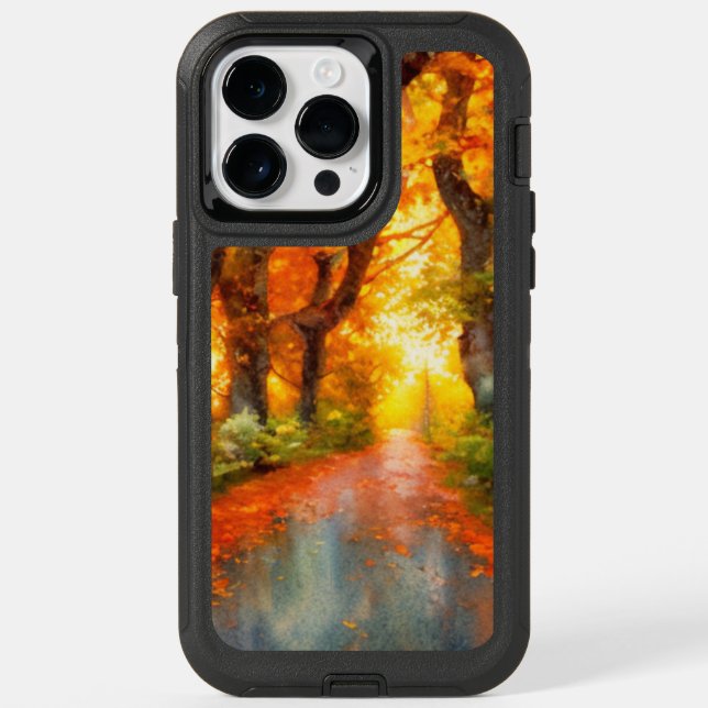Autumn/Fall/Leaves/nature  Otterbox iPhone Case (Back)