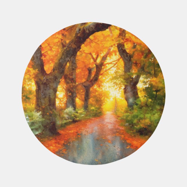 Autumn/Fall/Leaves/nature  Outdoor Rug (Front)