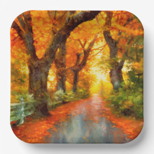 Autumn/Fall/Leaves/nature Paper Plates
